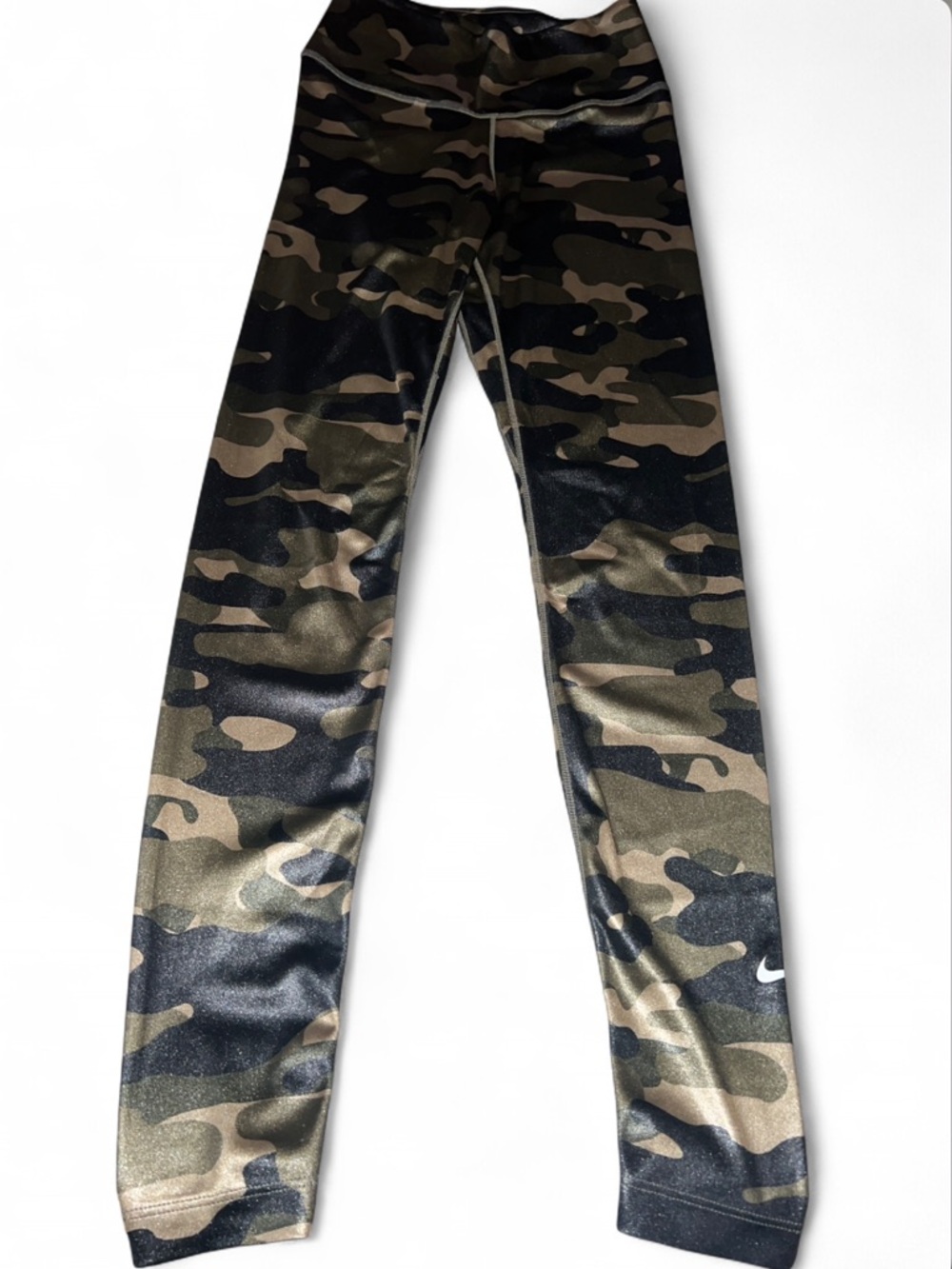 Nike Dri-Fit Shiny Camouflage Hi-Waist Leggings - nwot